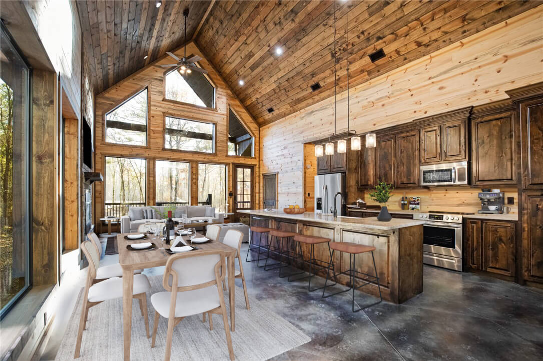 cabin virtual staging