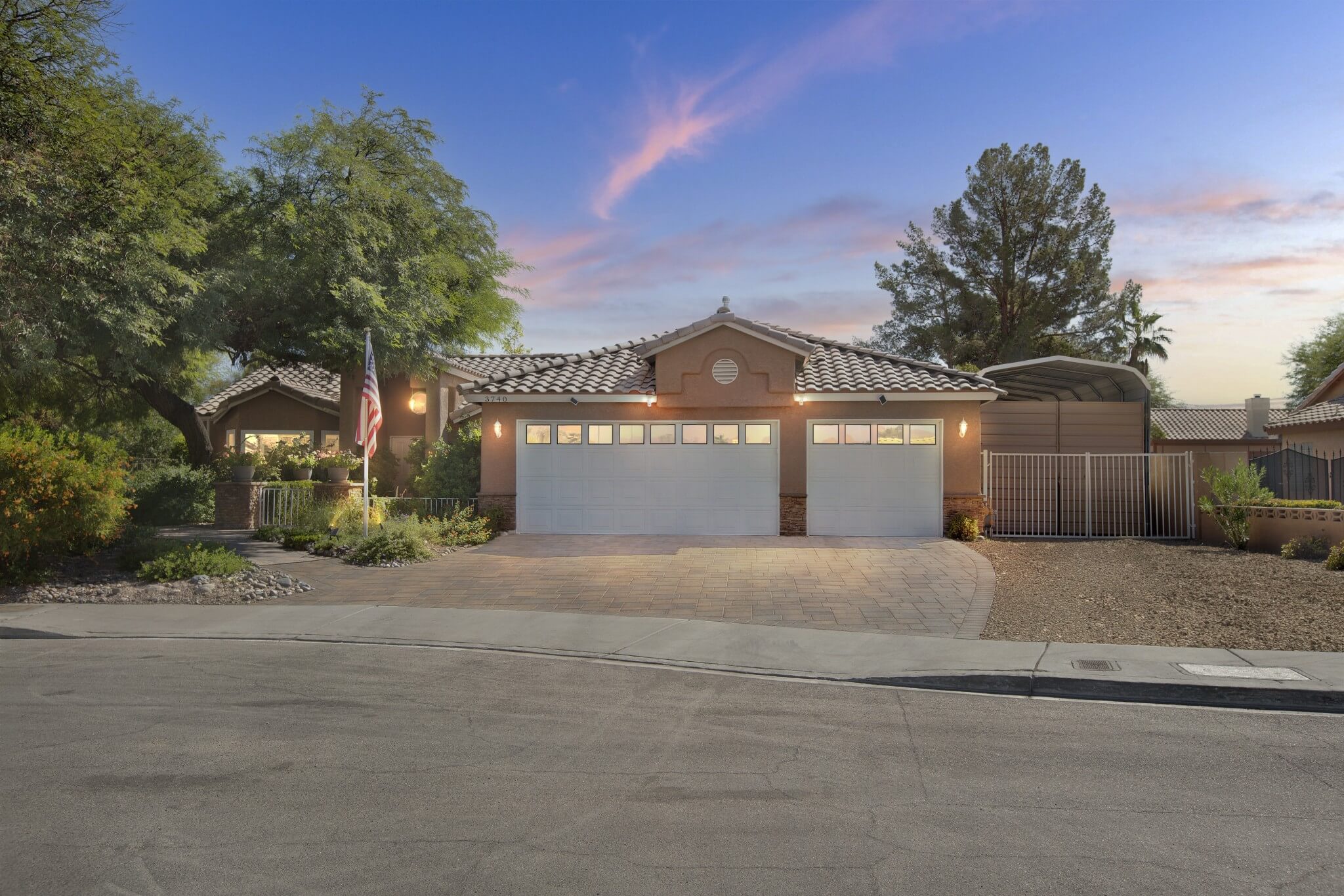 virtual twilight photo of Las Vegas home