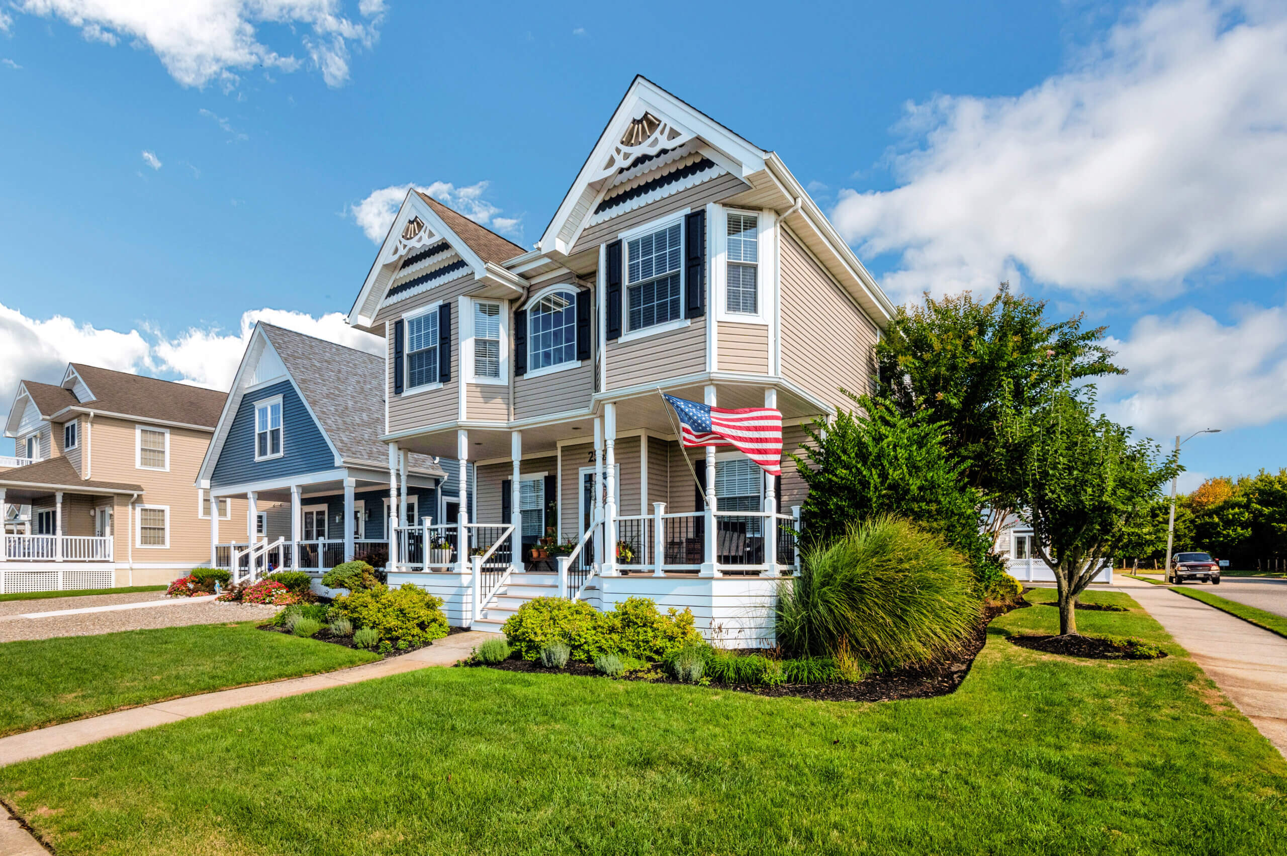 Front exterior real estate photography 