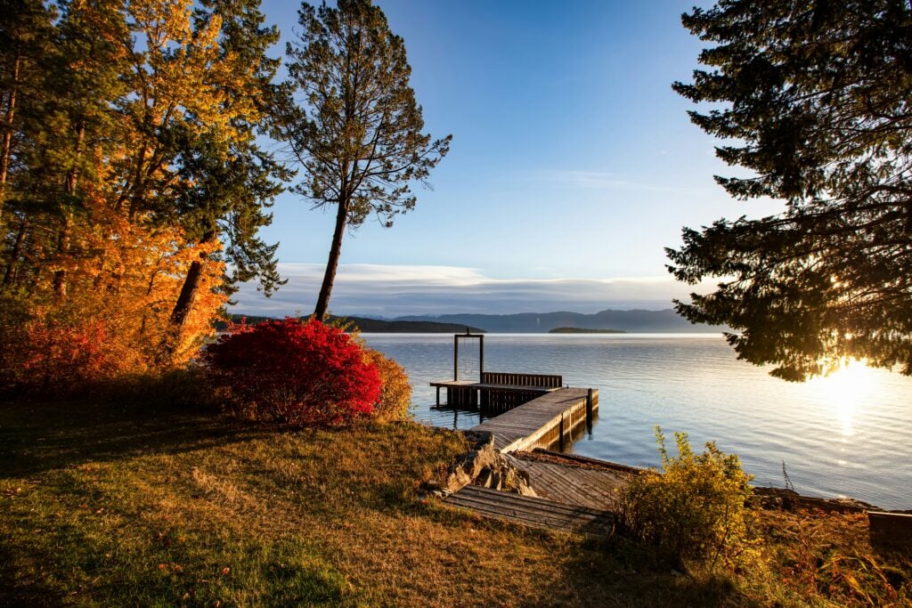 waterfront real estate dock