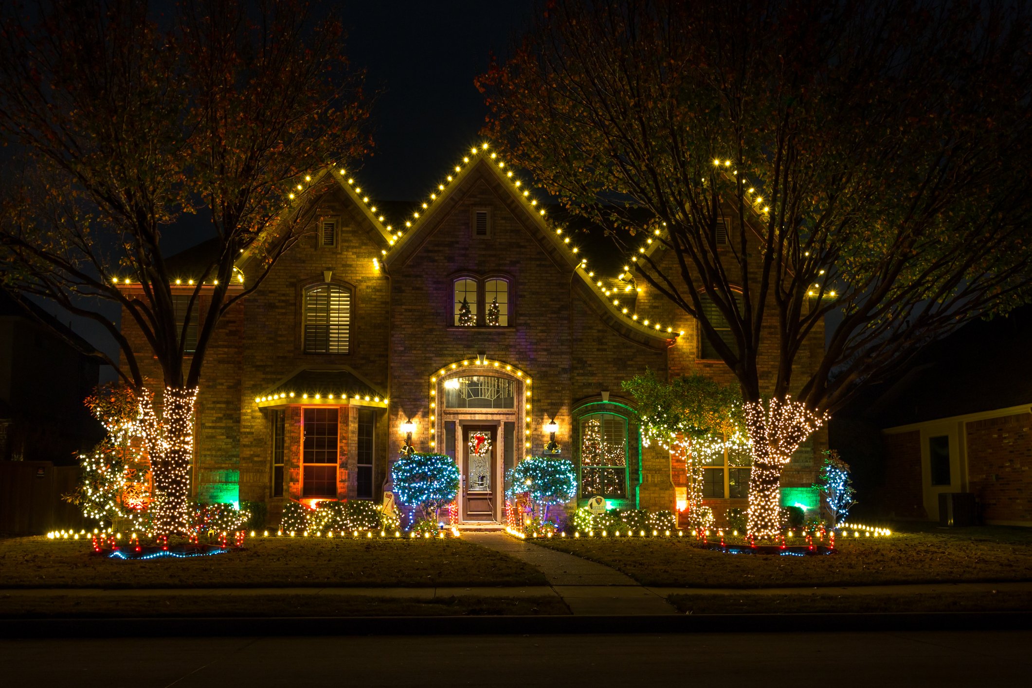 Christmas real estate photography 