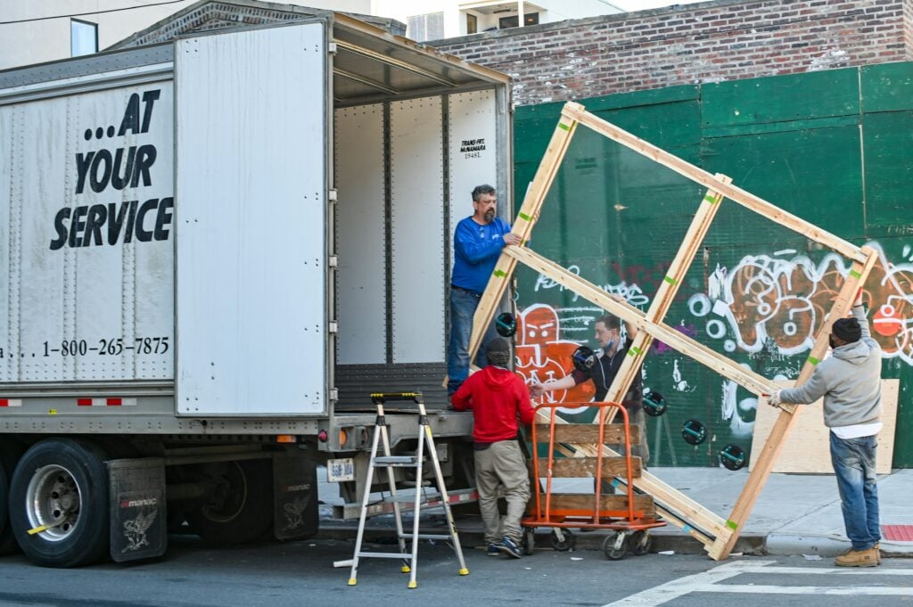 movers loading truck