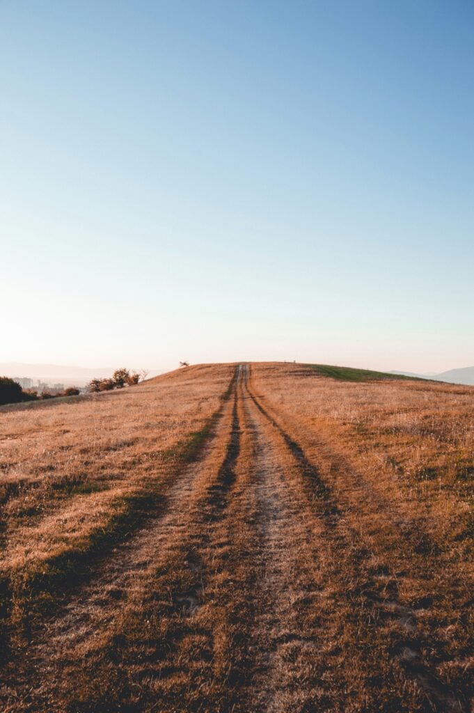 photograph of barren land