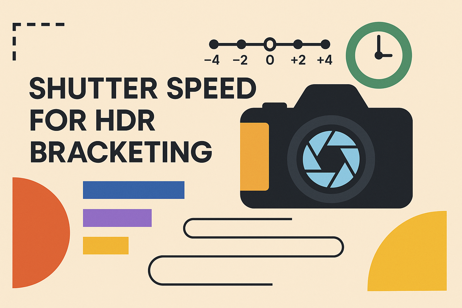 Shutter Speed for HDR Bracketing Shutter speed is a key factor in HDR real estate photography. It directly controls exposure in bracketed sequences, making it essential for capturing sharp and well-exposed HDR images.