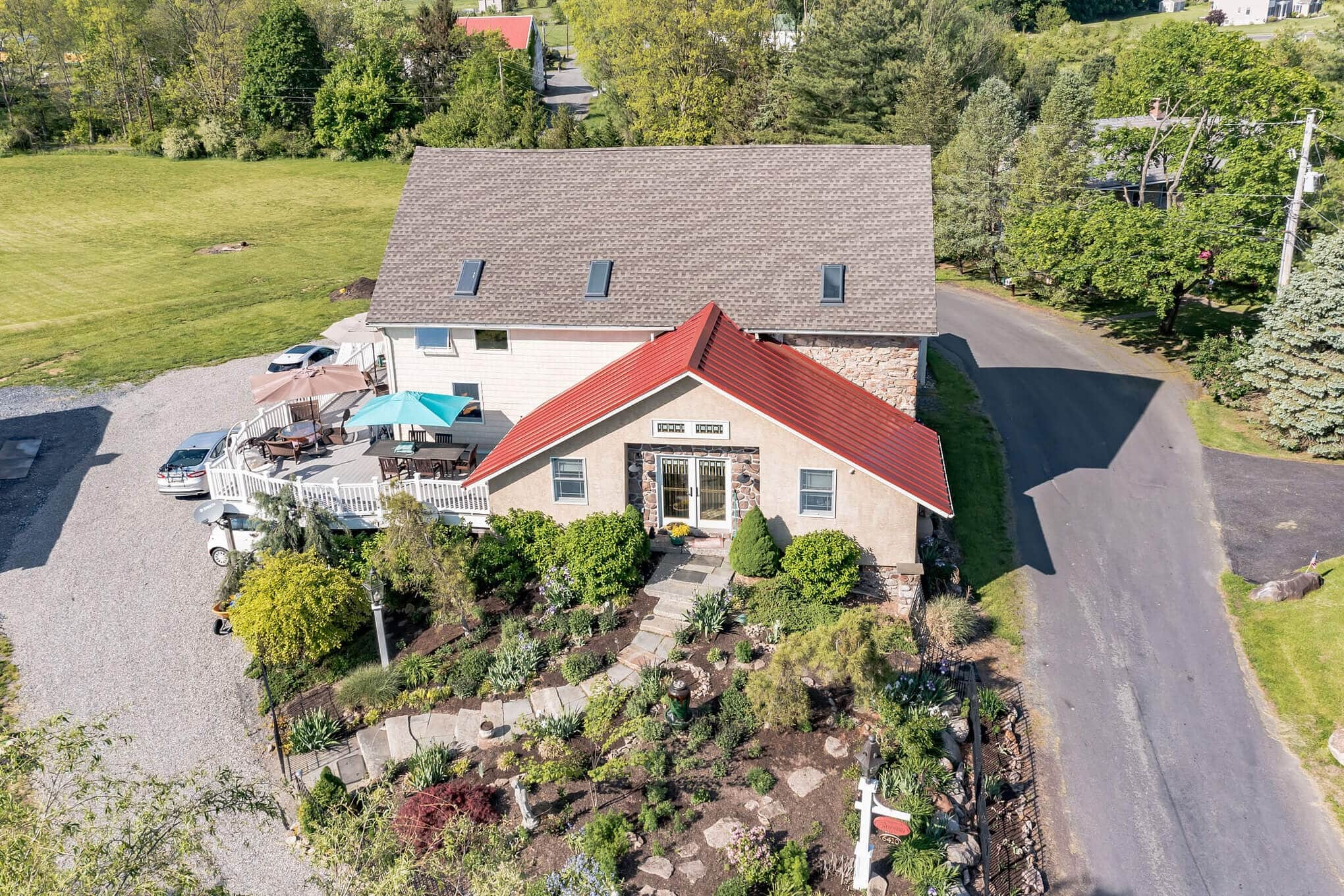 aerial real estate drone photo