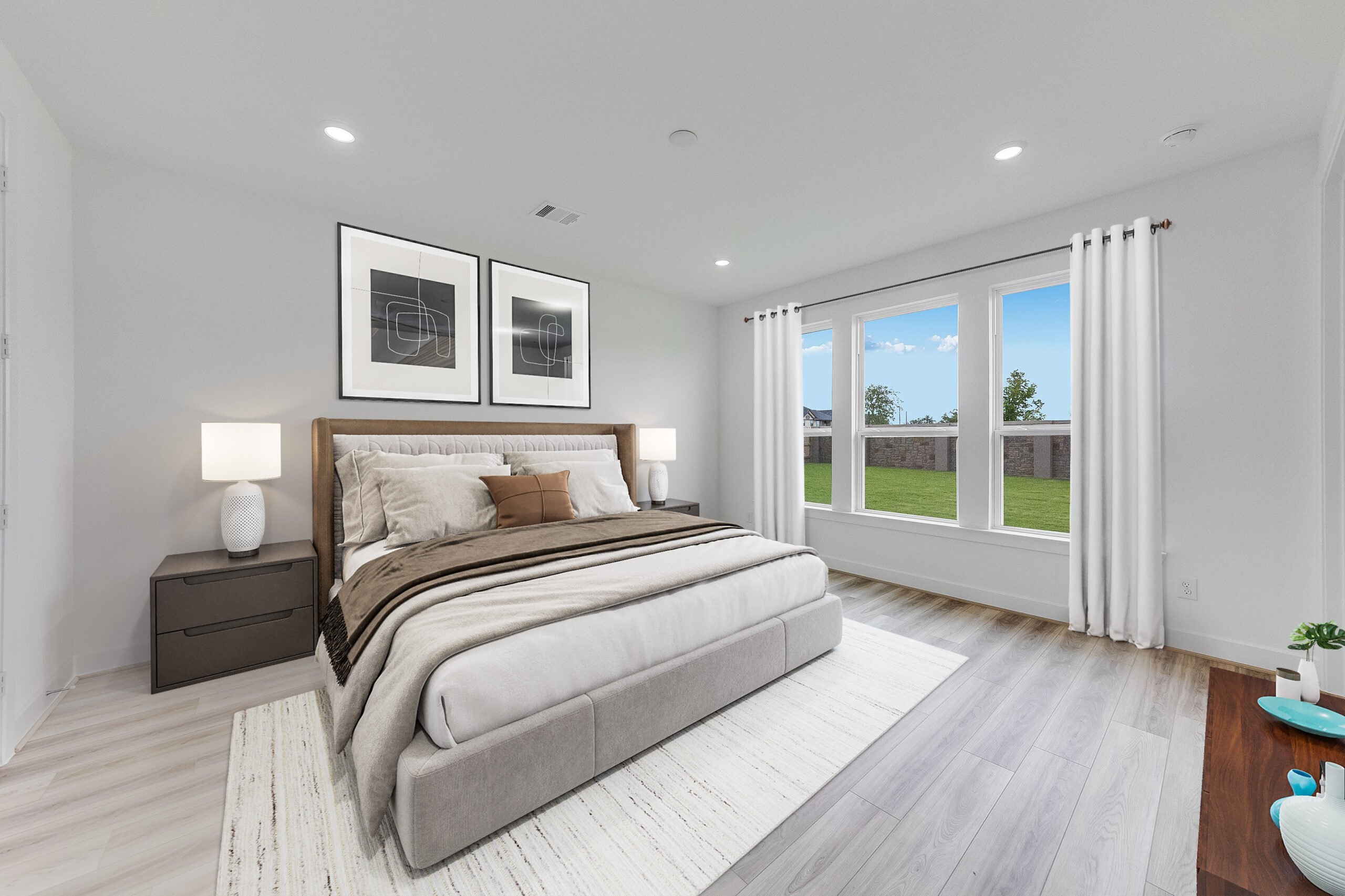 bedroom real estate photography