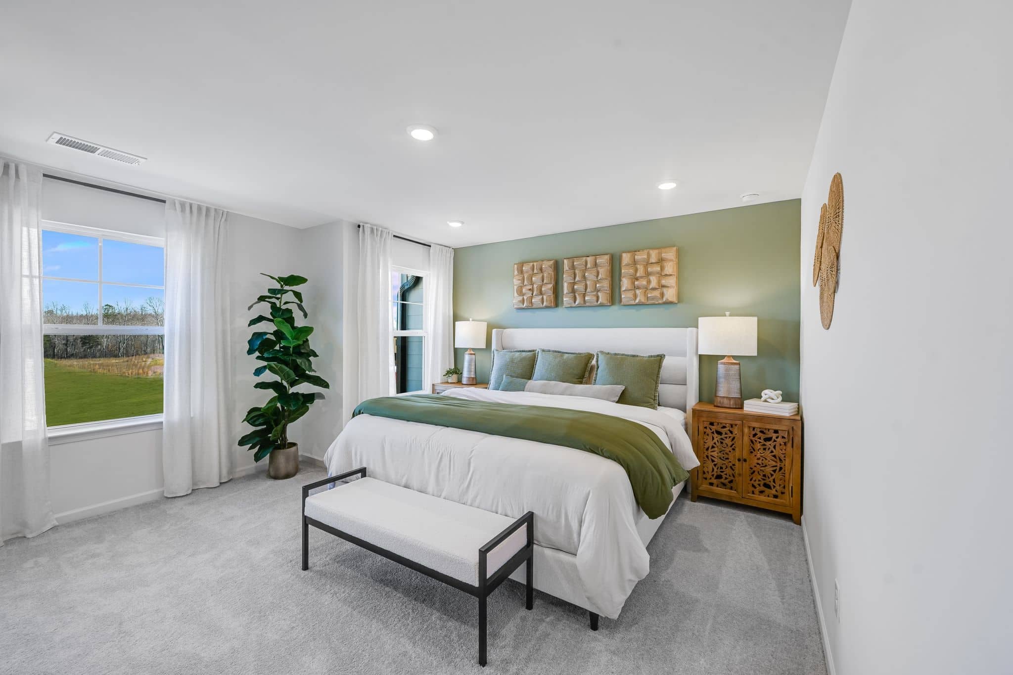 Bedroom real estate photography