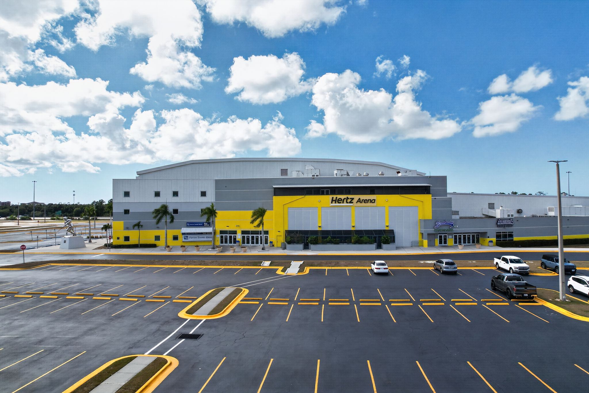 commercial real estate photography with a drone