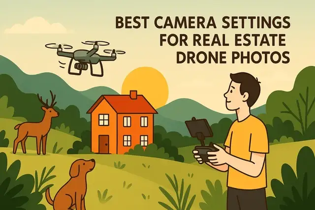 Best Camera Settings for Real Estate Drone Photography
