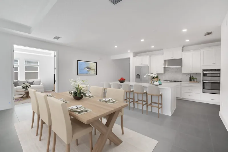 Kitchen virtual staging before and after - After Staging