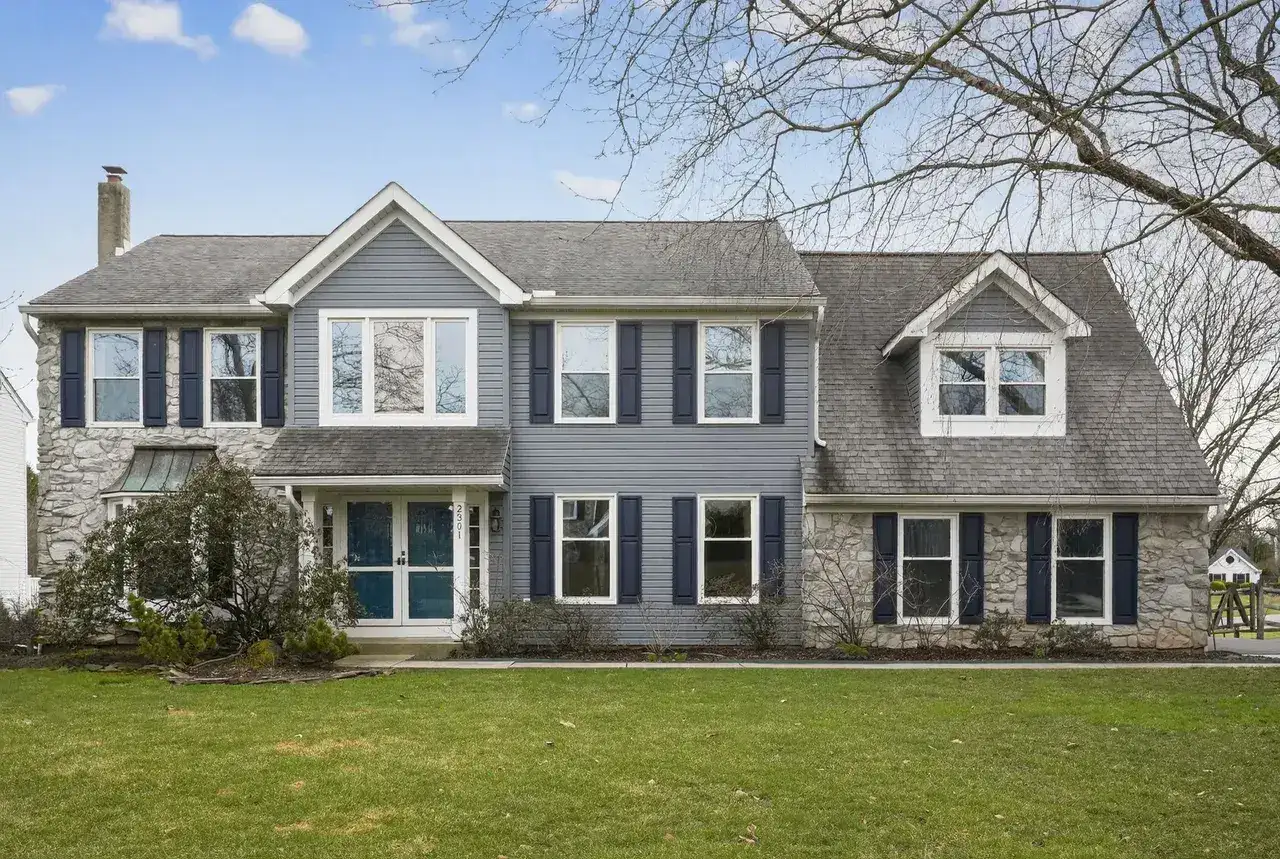 Front exterior real estate photo in Lansdale, PA