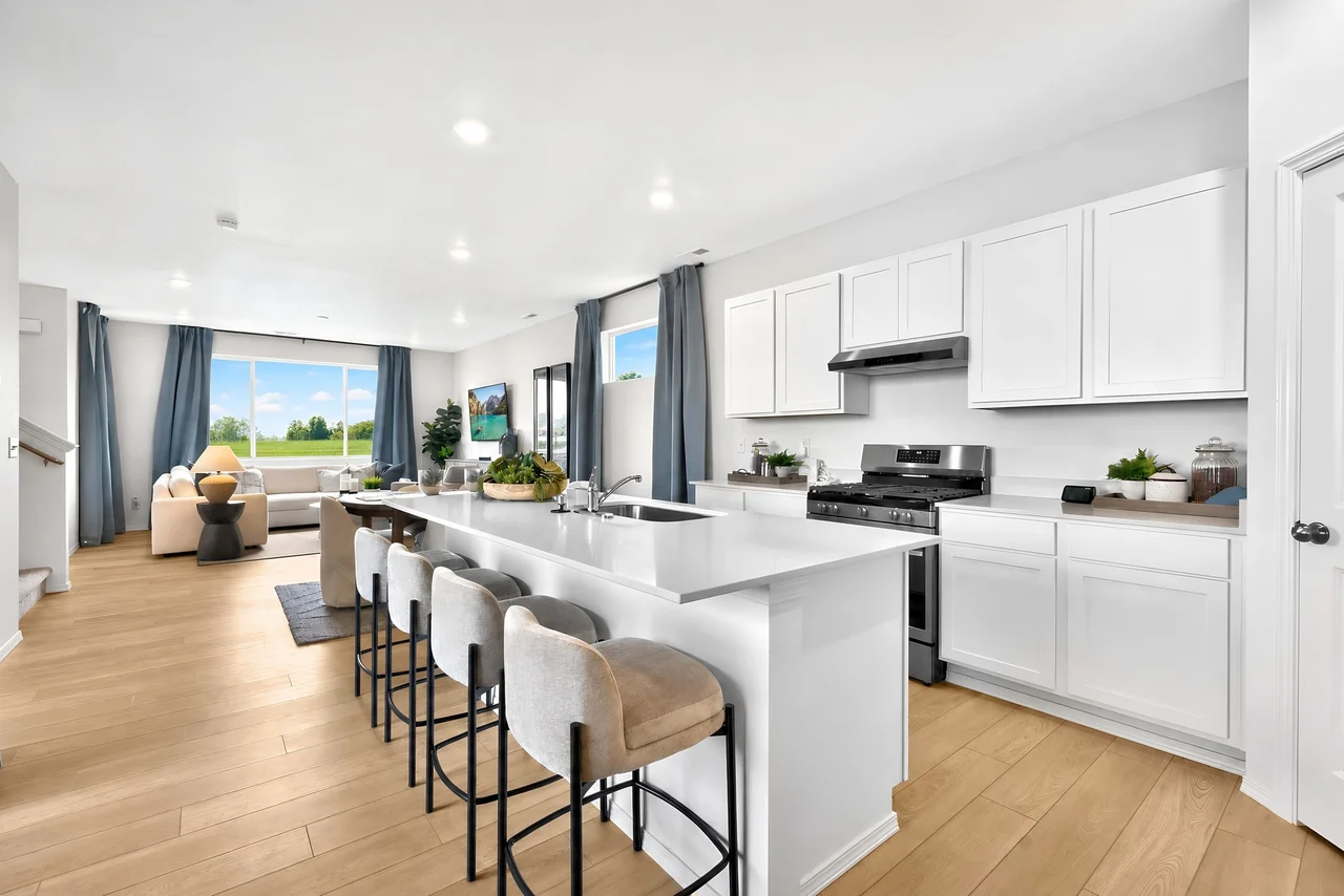 Clean, well-lit kitchen photographed for a real estate listing