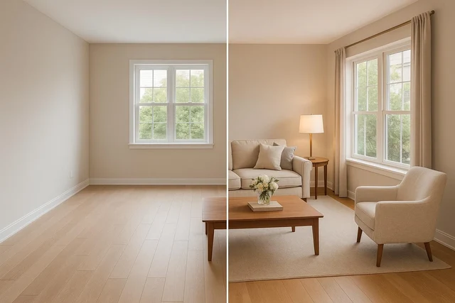 Vacant vs. Staged Homes: Photography Differences
