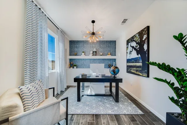 Home builder community streetscape