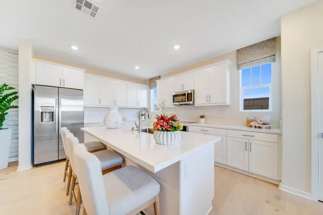 Model home kitchen interior