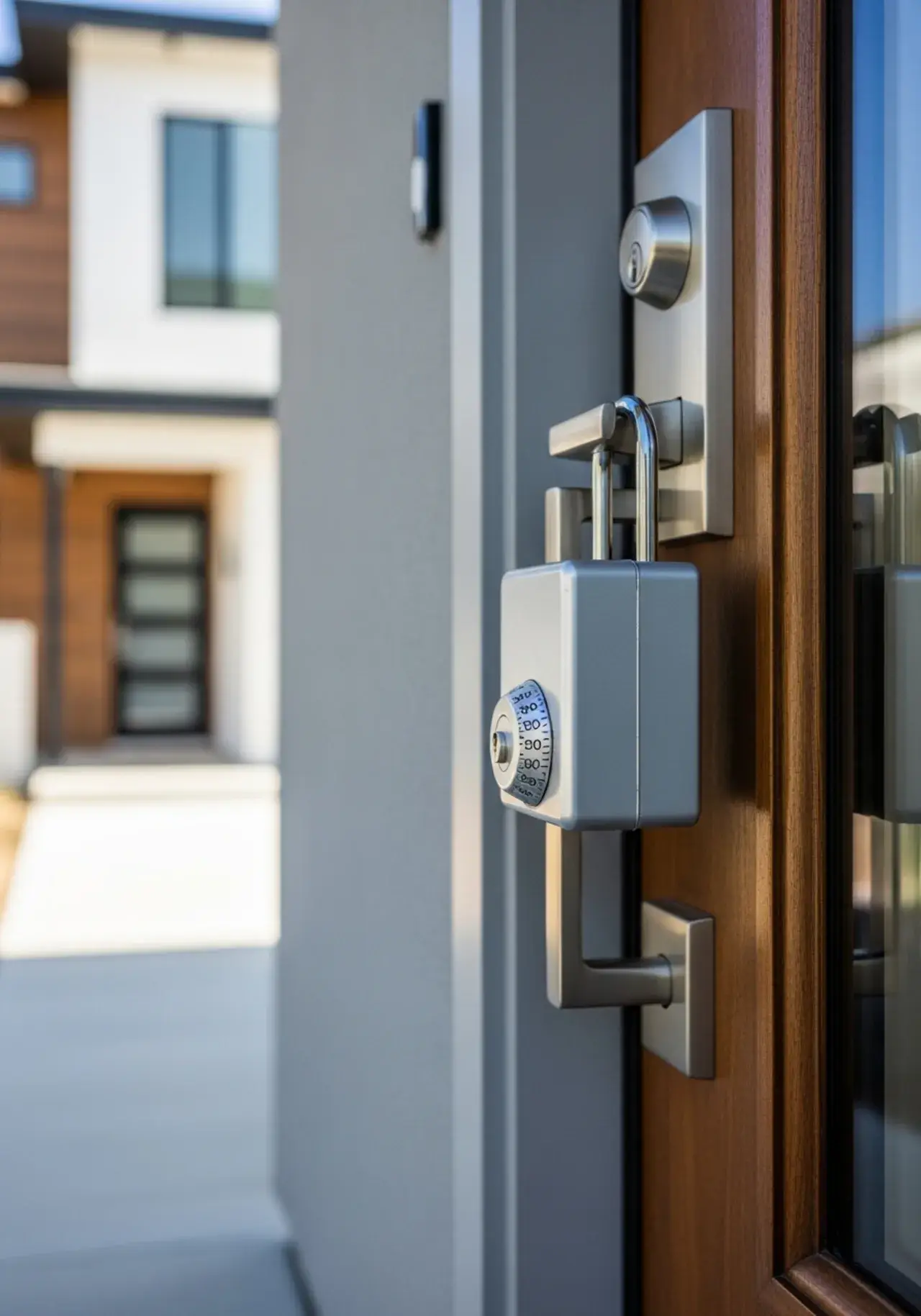 Professional lock box installation for real estate