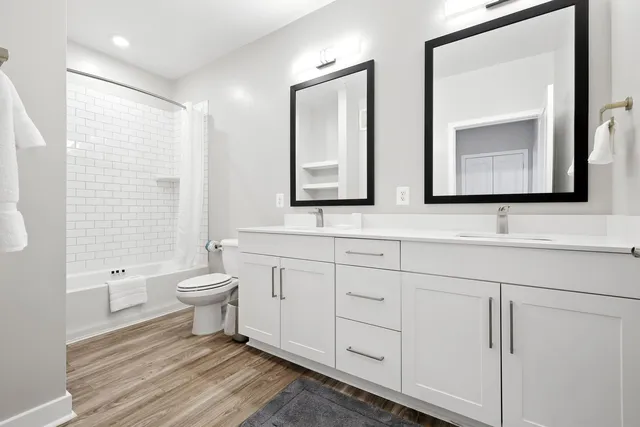 Apartment bathroom in Frederick, MD