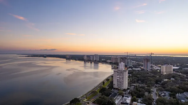 Aerial office view