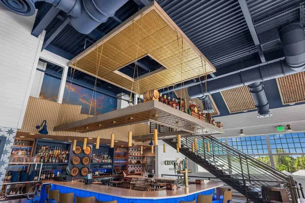 Crow's Nest Steakhouse interior, Captiva FL
