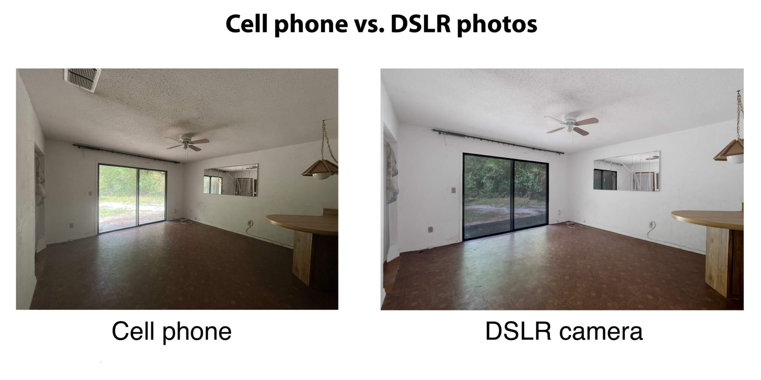 DSLR real estate photo vs. smartphone, which is better?