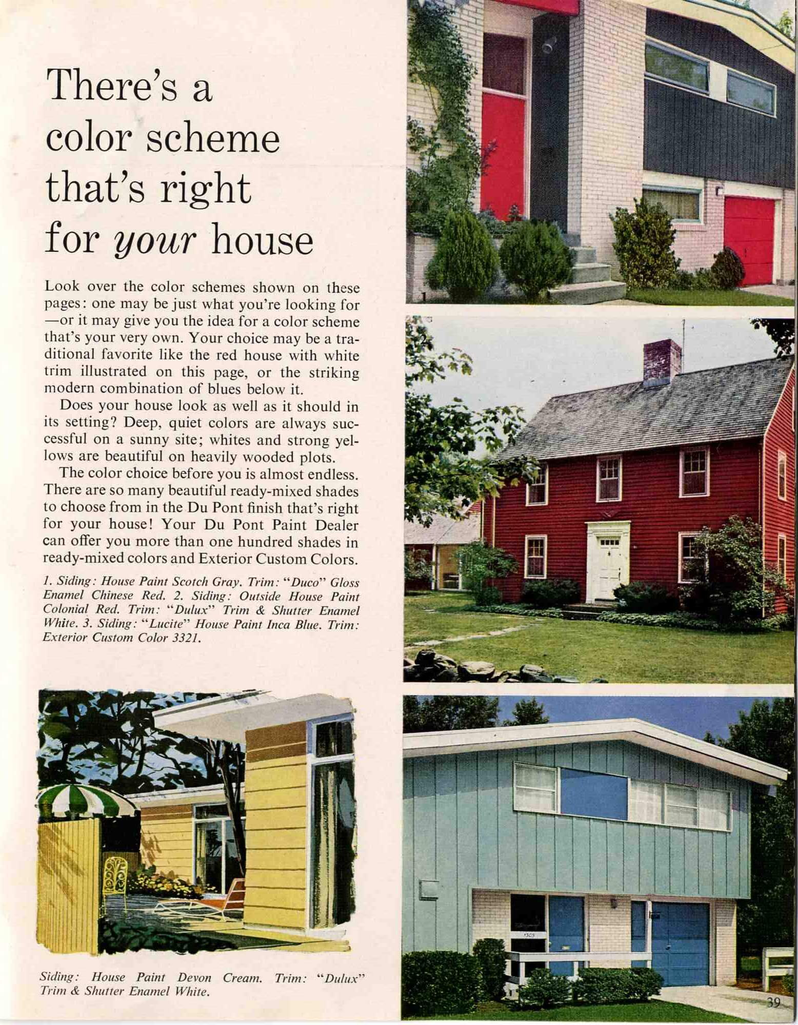 1960s real estate photo ad 