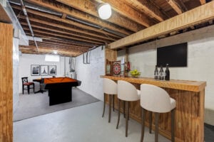 virtual staging in the basement