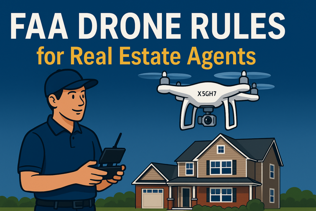 faa-drone-rules-for-real-estate-agents Learn essential FAA drone regulations for real estate photography, including certification, registration, and safe flying practices. FAA drone rules, real estate photography, Remote Pilot Certificate, drone registration, flight safety, aerial photography regulations