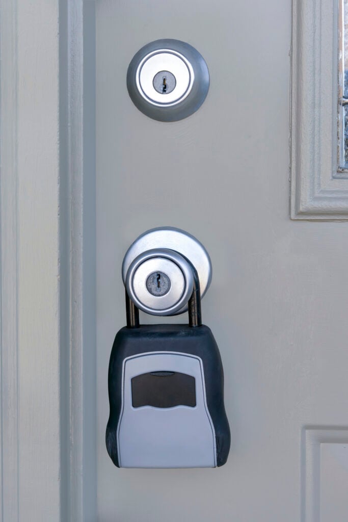 lock box installation for real estate agents