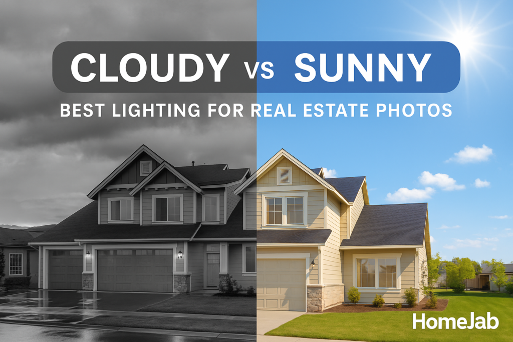 cloudy-vs-sunny-best-lighting-for-real-estate-photos Explore the pros and cons of cloudy vs sunny weather in real estate photography to capture stunning property images. real estate photography, lighting conditions, cloudy weather, sunny weather, HDR photography, property photos, photography tips