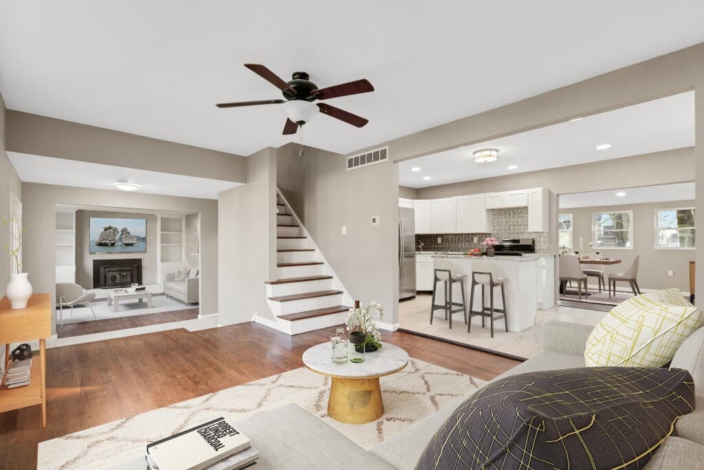 Virtual staging